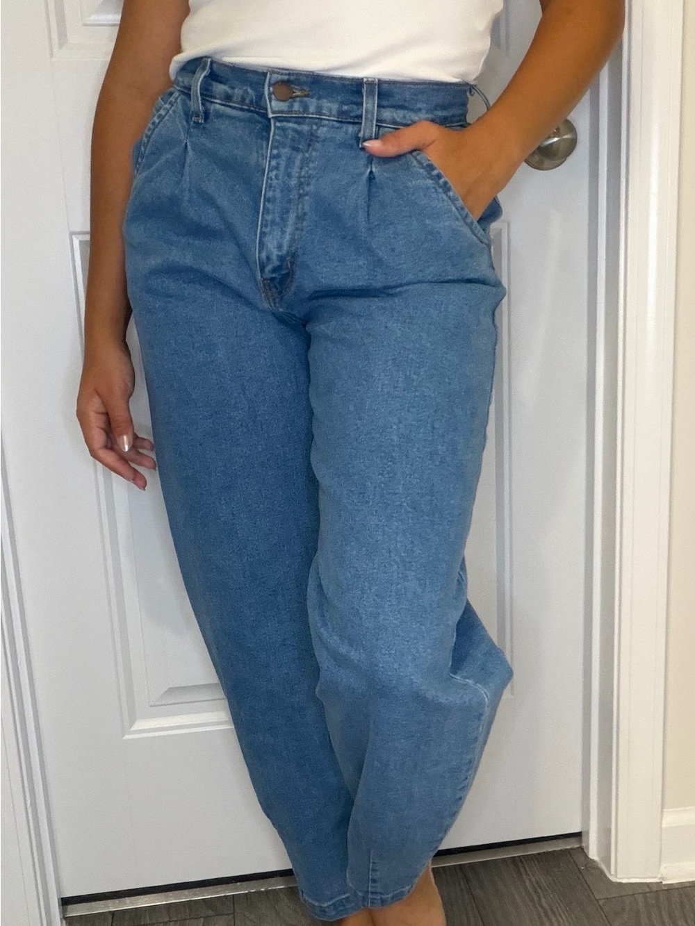 Classic High-Waist Women’s Jeans - Blue